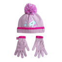Character 【 Hat And Glove Set Childrens Women Unicorn 】 グローブ グラブ 手袋 キッズ ベビー マタニテ...