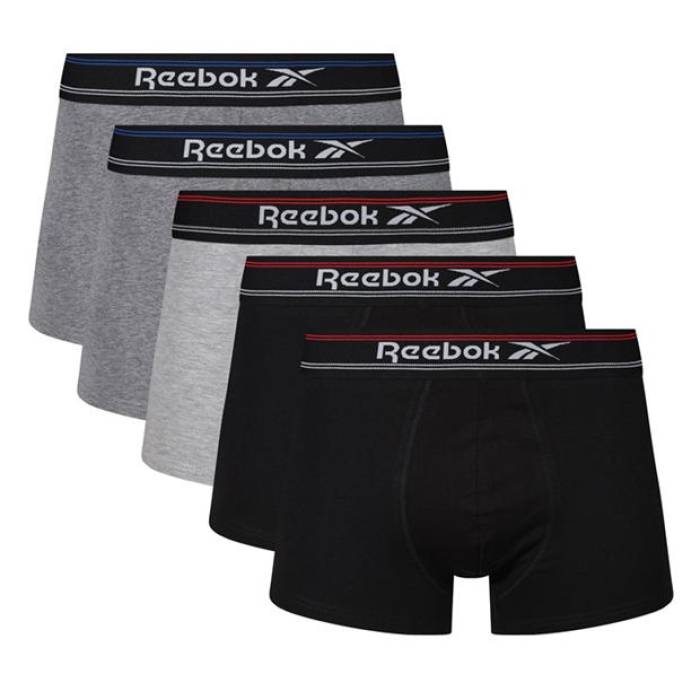 ꡼ܥå Reebok  Colvin 5 Pack Trunks Men Black/Charcoal/Grey  ʡ  ...