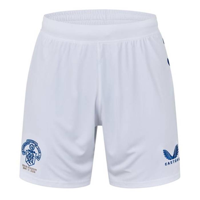 Castore 【 Rangers Fc 125 Years Shorts 2024 2025 Adults Men Brilliant White 】 レンジ...