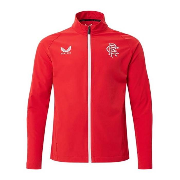 Castore 【 Rangers Fc Anthem Jacket Men Red 】 レンジャース Jacket ジャケット スポーツ アウトドア サッカー...