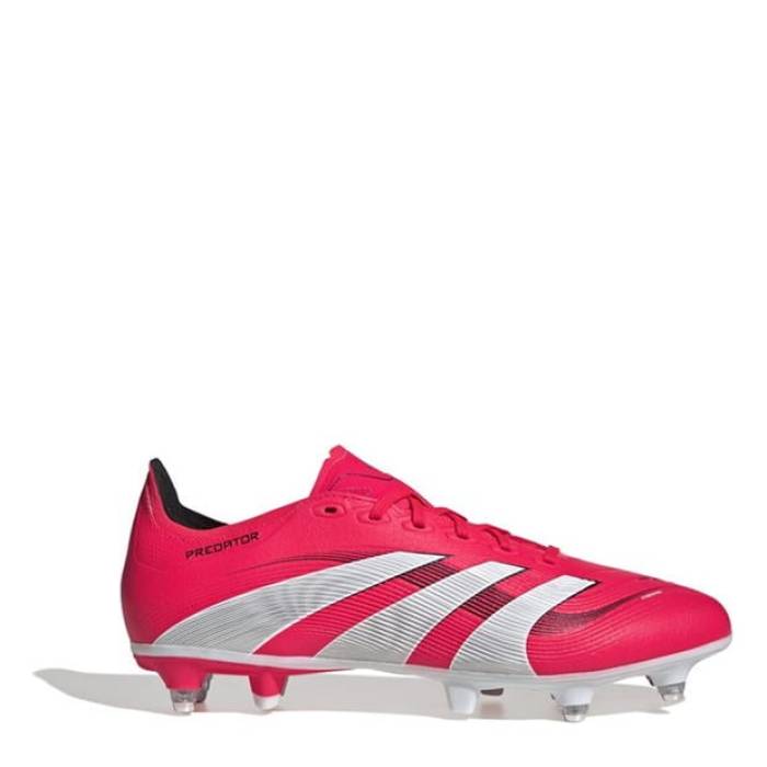 アディダス Adidas 【 Predator League Soft Ground Football Boots Men Red/White 】 プレデター ...