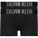 カルバンクライン Calvin Klein 【 2 Pack Boxer Shorts Kids Black 001 】 ショーツ キッズ ベビー マタニティ ...