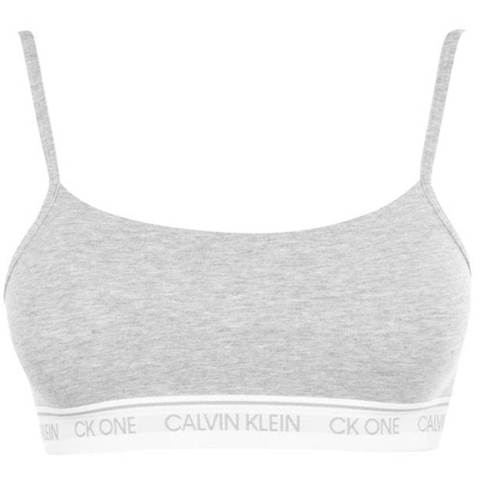 カルバンクライン Calvin Klein 【 One Cotton Unlined Bralet Women Grey Hthr 020 】 インナー 下着 ナイトウェア レディース インナー 下着 ランジェリー ブラジャー レディース 灰色 グレー