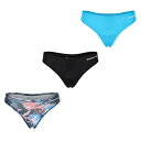 リーボック Reebok 【 3-Pack Aggie Thongs Women Blk/Abstr/Aqua 】 3個入 インナー 下着 ナイトウェア レディ...