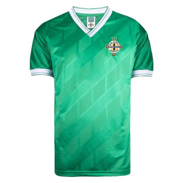 Score Draw 【 Northern Ireland '86 Home Shirt Adults Men Green 】 スポーツ アウトドア サッカー ...