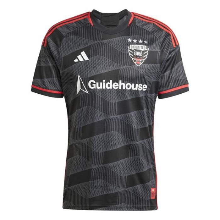 アディダス Adidas 【 Dc United Authentic 2025 2026 Home Shirt Adults Men Black 】 DC ディ...