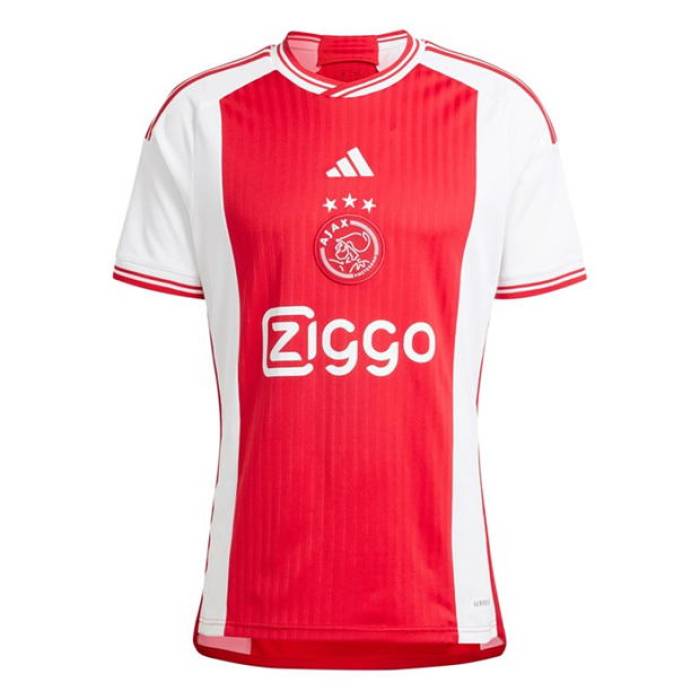 アディダス Adidas 【 Ajax Amsterdam Home 2023 2024 Jersey Adults Men White/Bold Red 】 ...