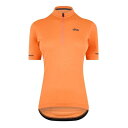 Dhb 【 Women's Quarter Zip Short Sleeve Jersey 2.0 Women Nectarine 】 レディース Sleeve...