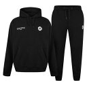Dfnd London 【 Chrome Hoodie And Joggers Set Mens Men Black 】 フーディー パーカー ジョガーパンツ ...