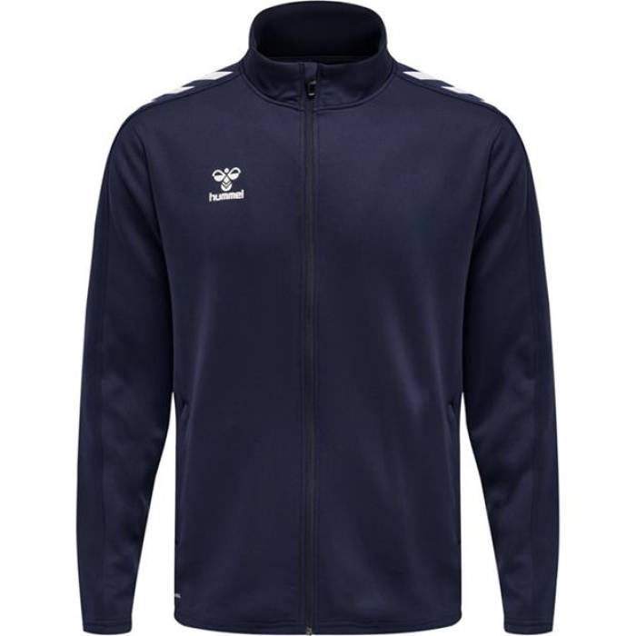 ヒュンメル Hummel 【 Poly Zip Tracksuit Top Men Marine 】 スポーツ アウトドア サッカー フットサル メンズウェア ...