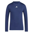 アディダス Adidas 【 Techfit Aeroready Long Sleeve Long-Sleeve Top Sn99 Men 】 Sleeve ス...