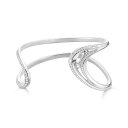 Thomas Sabo 【 Crystal Wave Bangle Women Silver-Coloured 】 Wave ウェーブ・ウェイブ ジュエリー ア...