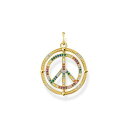 Thomas Sabo 【 Charm Peace Pendant With Colourful Stones Women Multi 】 ジュエリー アクセサリー レディースジュエリー アクセサリー ネックレス ペンダント レディース(4)