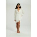 Be You 【 Beach Shirt Women White 】 ビーチシャツ レディースファッション その他 レディース 白色 ホワイト