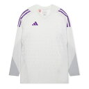 アディダス Adidas 【 Tiro 23 Pro Long Sleeve Goalkeeper Top Juniors Kids Core White 】 ...