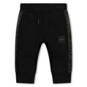 ボス Boss 【 Logo Jogging Bottoms Infants Kids Black 09B 】 ロゴ ズボン ボトムス キッズ ベビー マタニテ...