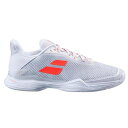 Babolat 【 Jet Tere Clay Tennis Shoes Womens Women White/Coral 】 テニス シューズ 運動靴 レディ...