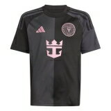 ǥ Adidas  Inter Miami Away Messi Shirt 2025 2026 Juniors Kids Bla...