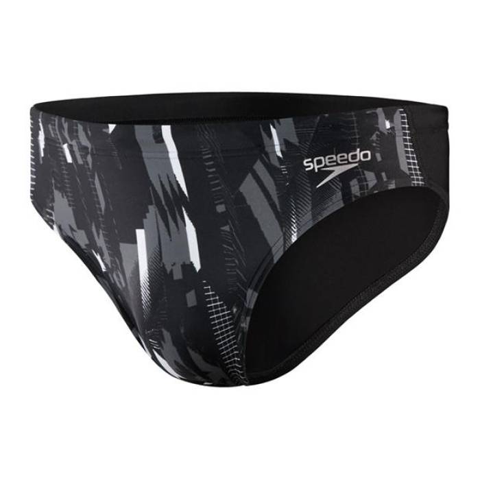 スピード Speedo 【 7Cm Brief Mens Men Black/Grey 】 メンズ メンズ 黒色 ブラック 灰色 グレー