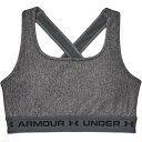 アンダーアーマー Under Armour 【 Armour Medium Support Crossback Bra Womens Women Charcoal Light Heather 】 レディース スポーツ アウトドア スポーツウェア アクセサリー スポーツ用インナー レディースイン(4)