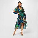 Biba 【 Maxi Kaftan Women Dark Jungle 】 レディースファッション その他 レディース