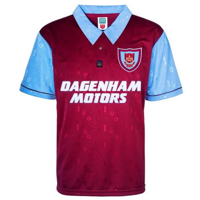 Score Draw 【 West Ham United Home Centenary Shirt 1995 Adults Men Claret 】 ユナイテッ...