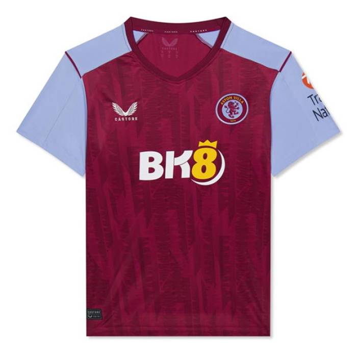 Castore  Aston Villa Home Shirt 2023 2024 Adults Men Rhododendron  ݡ ȥɥ ...
