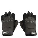 Everlast 【 Fitness Gloves Unisex Black 】 フィットネス 手袋 スポーツ アウトドア フィットネス トレーニング スポーツ器具 トレーニンググローブ ユニセックス 黒色 ブラック