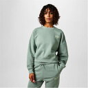 ジャック ウィルス Jack Wills 【 Embroidered Crew Neck Sweatshirt Women Iceberg Green 】 クル...