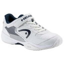 Head 【 Sprint Velcro 3.0 Junior Kids White/Black 】 スポーツ アウトドア テニス シューズ キッズ ジュニア用シューズ ジュニア キッズ 白色 ホワイト 黒色 ブラック