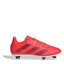 アディダス Adidas 【 Rugby Junior Soft Ground Boots Kids Red/Blk/Wht 】 ラグビー ブーツ スポーツ ア...