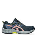 アシックス Asics 【 Gel-Venture 9 Women's Trail Running Shoes Women Blue/Coral 】 レディース...