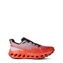 オン On 【 Cloudsurfer Trail Waterproof Running Shoes Women Mauve/Flame 】 シューズ 運動靴 スポーツ アウトドア ランニング マラソン シューズ レディースシューズ レディース