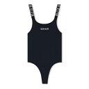 カルバンクライン Calvin Klein 【 Calvin Logo Swimsuitjg23 Kids Black Beh 】 ロゴ キッズ ベビー マタニティ キッズファッション 水着 ジュニア キッズ 黒色 ブラック(4)