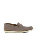 デューンロンドン Dune London 【 Berkly Penny Loafers Men Grey Suede 297 】 ペニー ローファー 靴 メンズ...