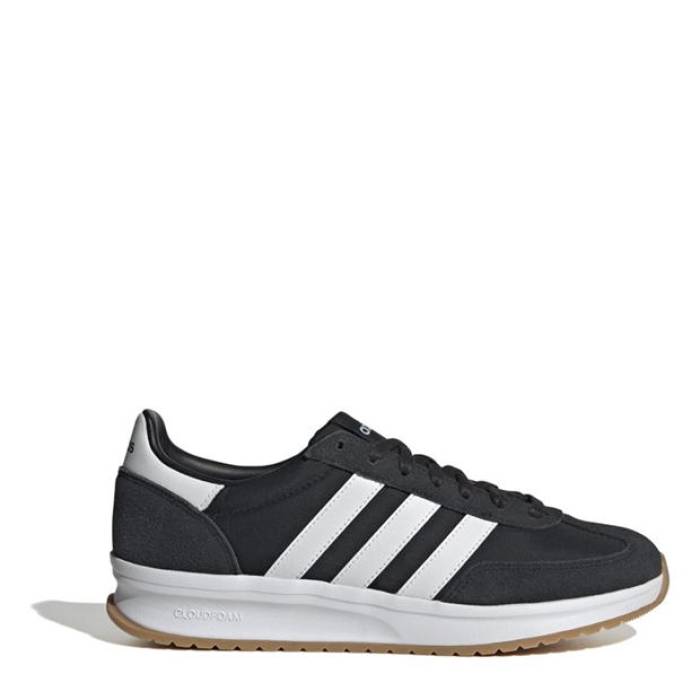 アディダス Adidas 【 Run 70S 2.0 Low-Top Trainers Mens Men Black/White 】 ラン シューズ スニーカー メンズ 靴 メンズ靴 スニーカー メンズ 黒色 ブラック 白色 ホワイト