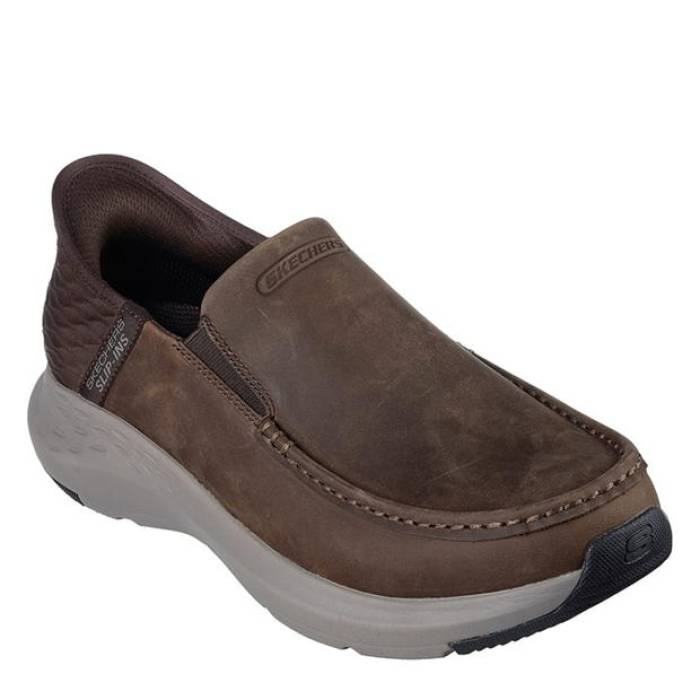 スケッチャーズ Skechers 【 Parson Moc Toe Slip Ins Mens Men Cocoa Lth 】 メンズ 靴 メンズ靴 スニーカー メンズ