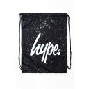 Hype 【 Drawstring Bg Jn99 Unisex Black/White 】 バッグ 小物 ブランド雑貨 バッグ 男女兼用バッグ バックパック リュック ユニセックス 黒色 ブラック 白色 ホワイト(4)