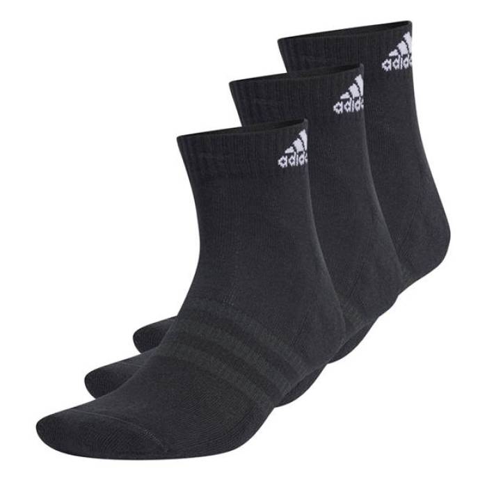 ǥ Adidas  Cushioned Sportswear Ankle Socks 3 Pairs Kids Black  ...
