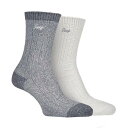 Jeep 【 2 Pack Super Soft Boot Socks Ladies Women Slate/Grey 】 ブーツ ソックス・靴下 スポーツ ア...