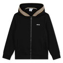 ボス Boss 【 Logo Zip Hoodie Juniors Kids 】 ロゴ フーディー パーカー キッズ ベビー マタニティ キッズファッション ト...