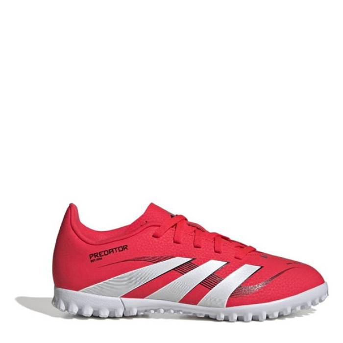 アディダス Adidas 【 Predator Club Junior Astro Turf Football Boots Kids Red/White 】 プレデター クラブ ターフ フットボール ブーツ スポーツ アウトドア サッカー フットサル サッカー シューズ スパイク