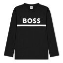 ボス Boss 【 Long Sleeve Large Logo T-Shirt Infants Kids 】 Sleeve スリーブ ロゴ Tシャツ キッズ ...