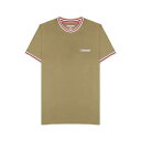 ランブレッタ Lambretta 【 Tipped Pique Tee Men Olive 】 Tシャツ メンズファッション トップス Tシャツ カットソー メ...