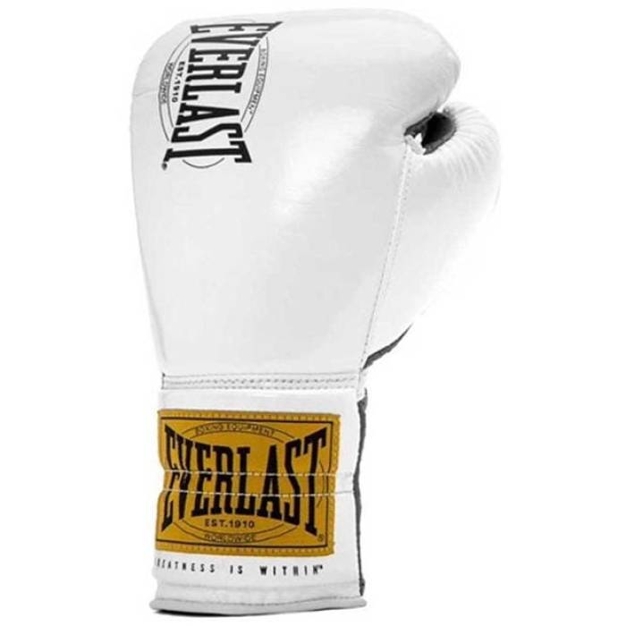 Everlast  1910 Fight Gloves Unisex White   ݡ ȥɥ Ʈ  ܥ...