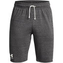 アンダーアーマー Under Armour 【 Rival Terry Shorts Mens Men Hthr/Onyxwht 】 ライバル ショーツ メンズ スポーツ アウトドア フィットネス トレーニング ウェア メンズウェア パンツ メンズ(4)