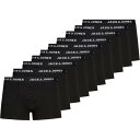 Jack And Jones 【 Solid Mens 10-Pack Boxer Trunks Men 】 ソリッド メンズ インナー 下着 ナイトウェア メ...