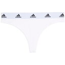アディダス Adidas 【 Active Comfort Cotton Thong Women White 】 インナー 下着 ナイトウェア レディース イン...