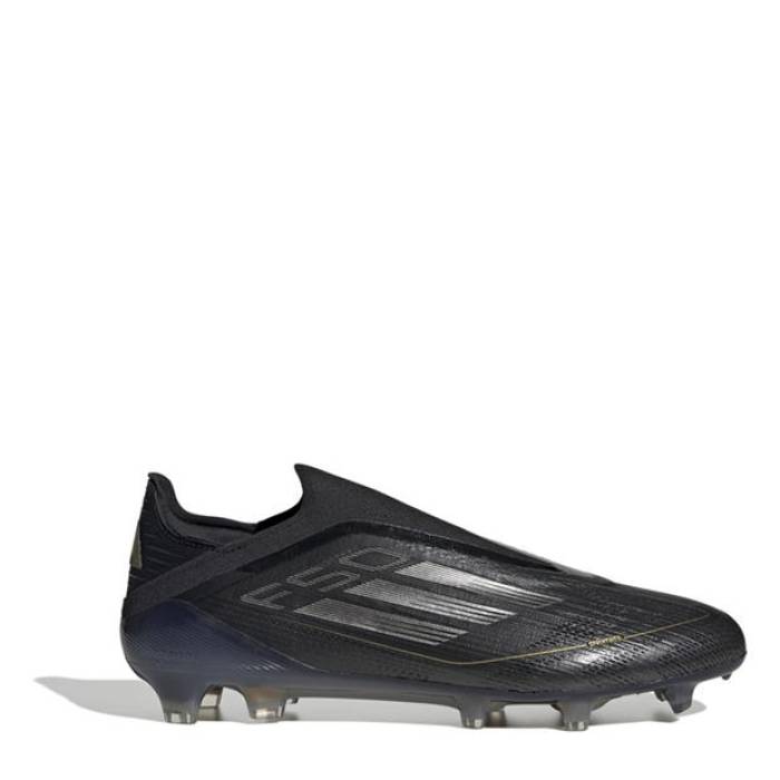アディダス Adidas 【 F50 Elite Laceless Firm Ground Football Boots Mens Men Black/Silver 】 エリート フットボール ブーツ メンズ スポーツ アウトドア サッカー フットサル サッカー シューズ スパイク メン