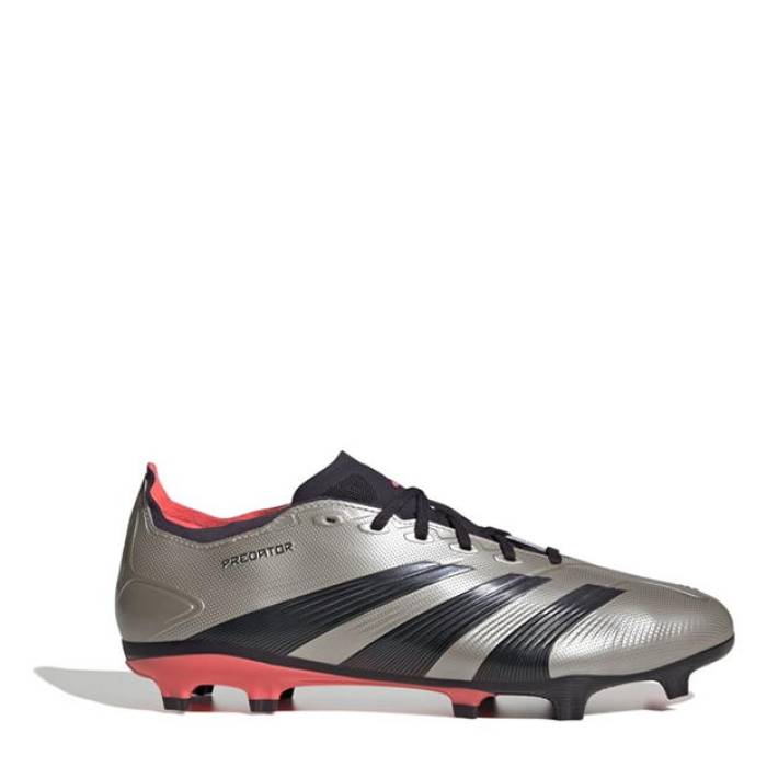 アディダス Adidas 【 Predator 24 League Firm Ground Boots Men Silver/Black 】 プレデター ブーツ スポーツ アウトドア サッカー フットサル サッカー シューズ スパイク メンズシューズ メンズ Silver 銀色